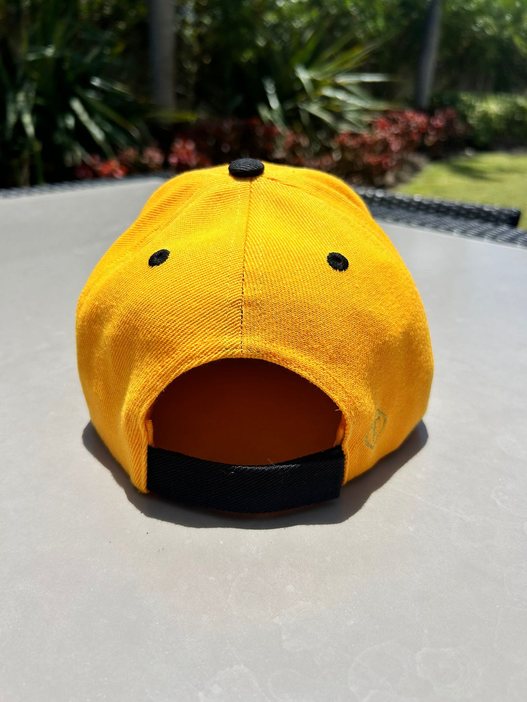 Puerto Rico 21 Curved Brim Cap – Yellow Crown, Black Brim | Tainowears®