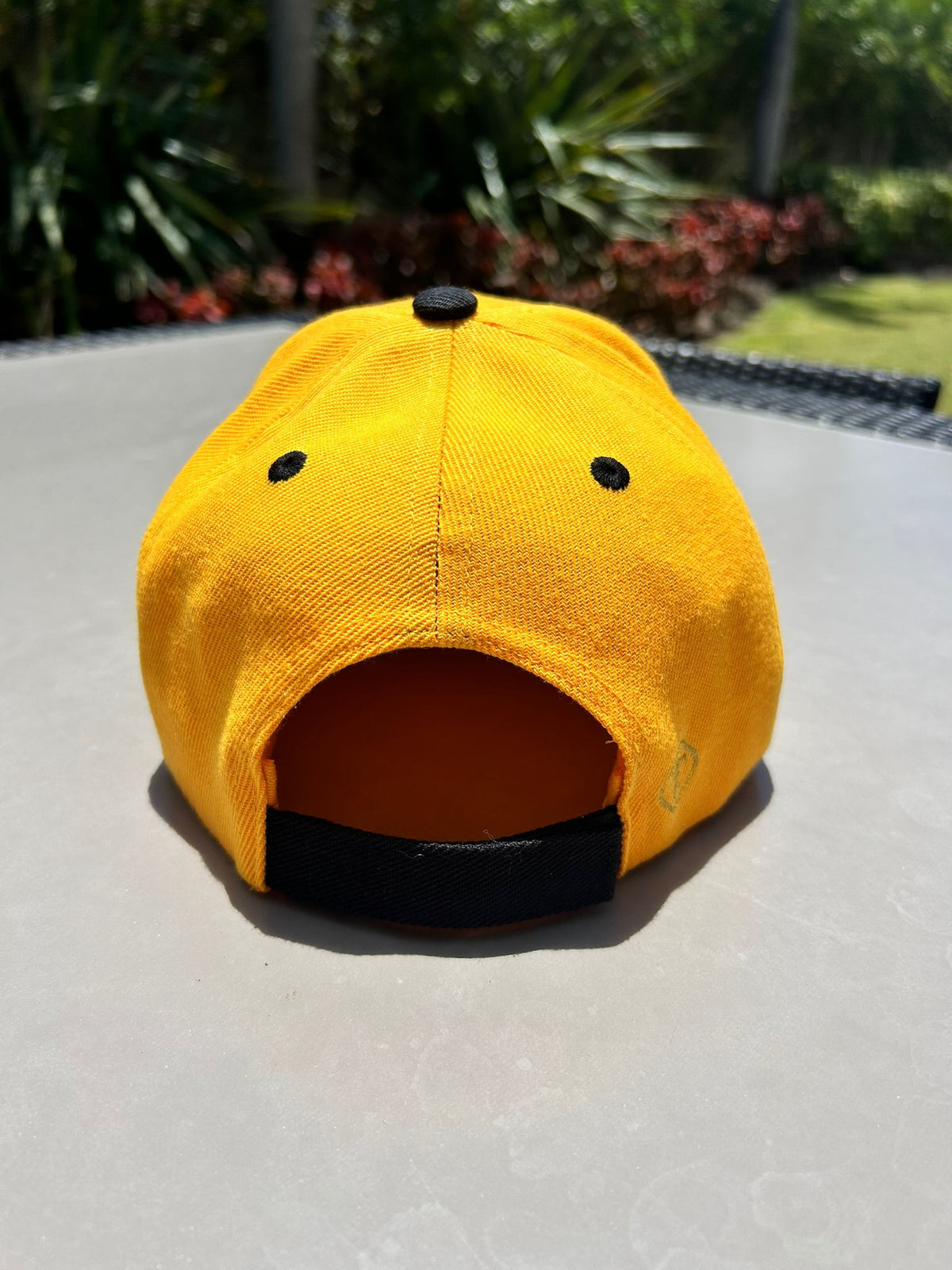 Puerto Rico 21 Curved Brim Cap – Yellow Crown, Black Brim | Tainowears®
