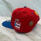 Puerto Rico Flag Pinned Limited Edition 5D High Relief Embroidery Blue/Red Flat Brim Hat - Luxury Boricua Gift for Him