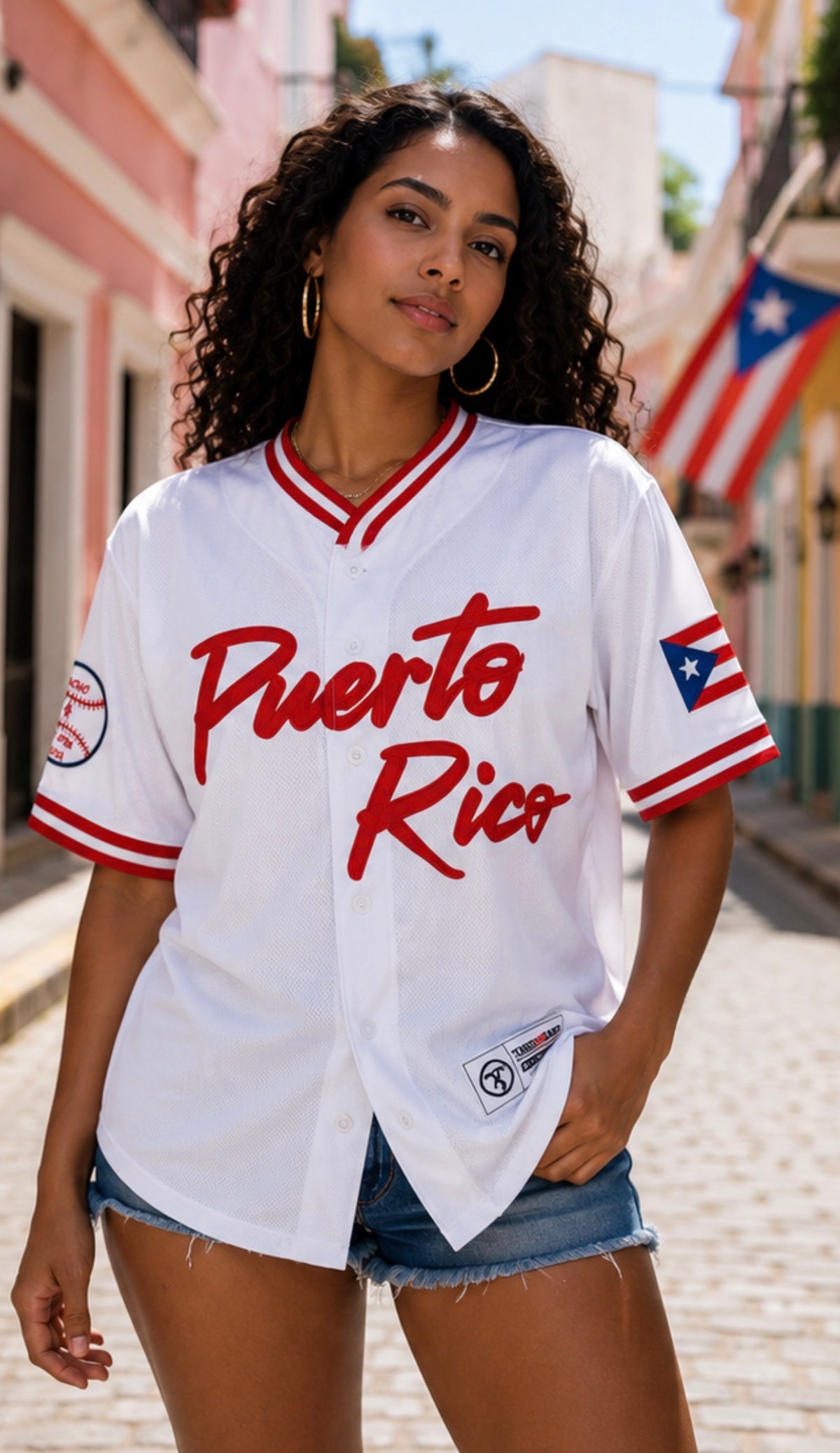 PR Es Otra Cosa™
Puerto Rico Baseball Jersey – Lightweight Button-Up Jersey