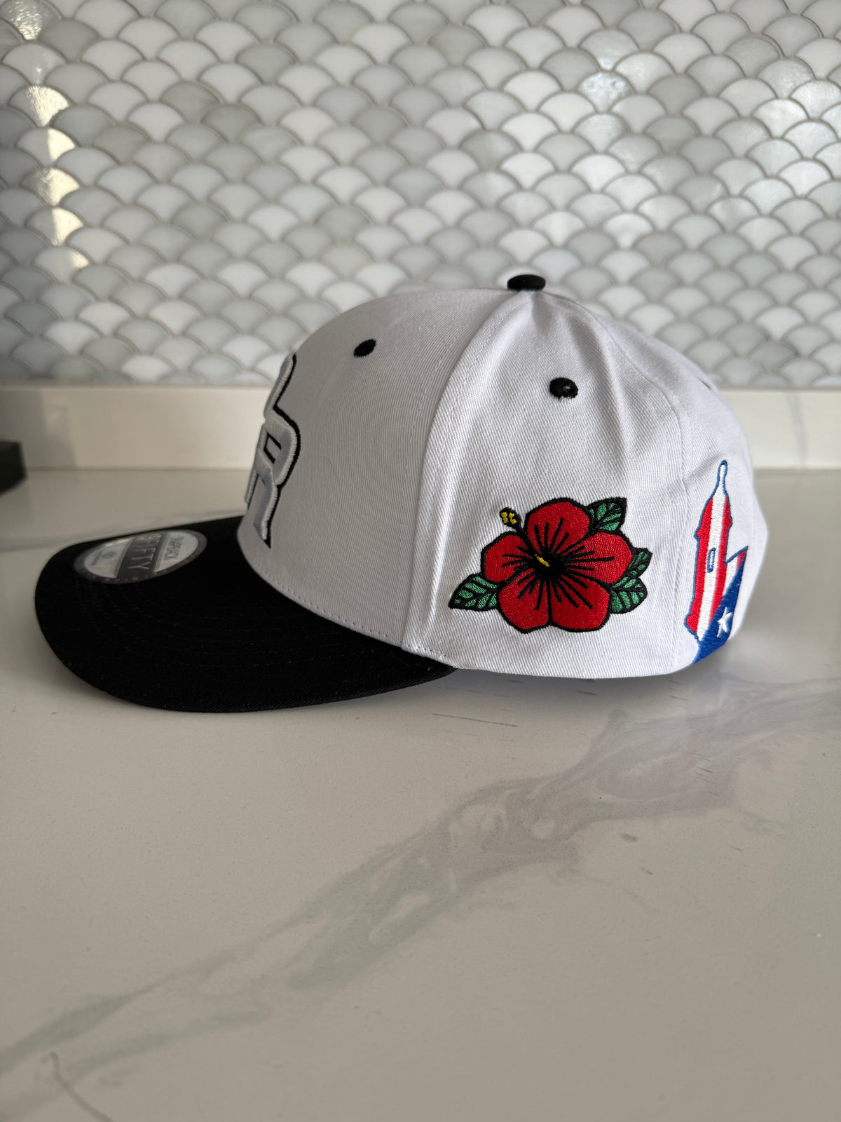 Borinquen Black Heritage Curved Brim Cap