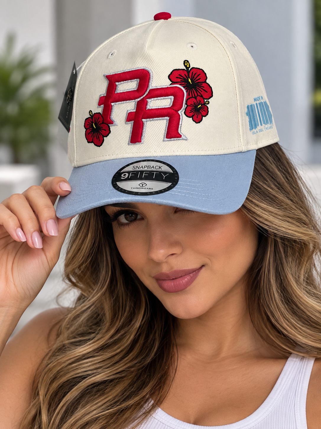 Puerto Rico  Encanto PR Flor de Isla  PR Velvet Collection ivory Sylver