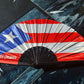 La Isla del Encanto Puerto Rico Bamboo Folding Fan