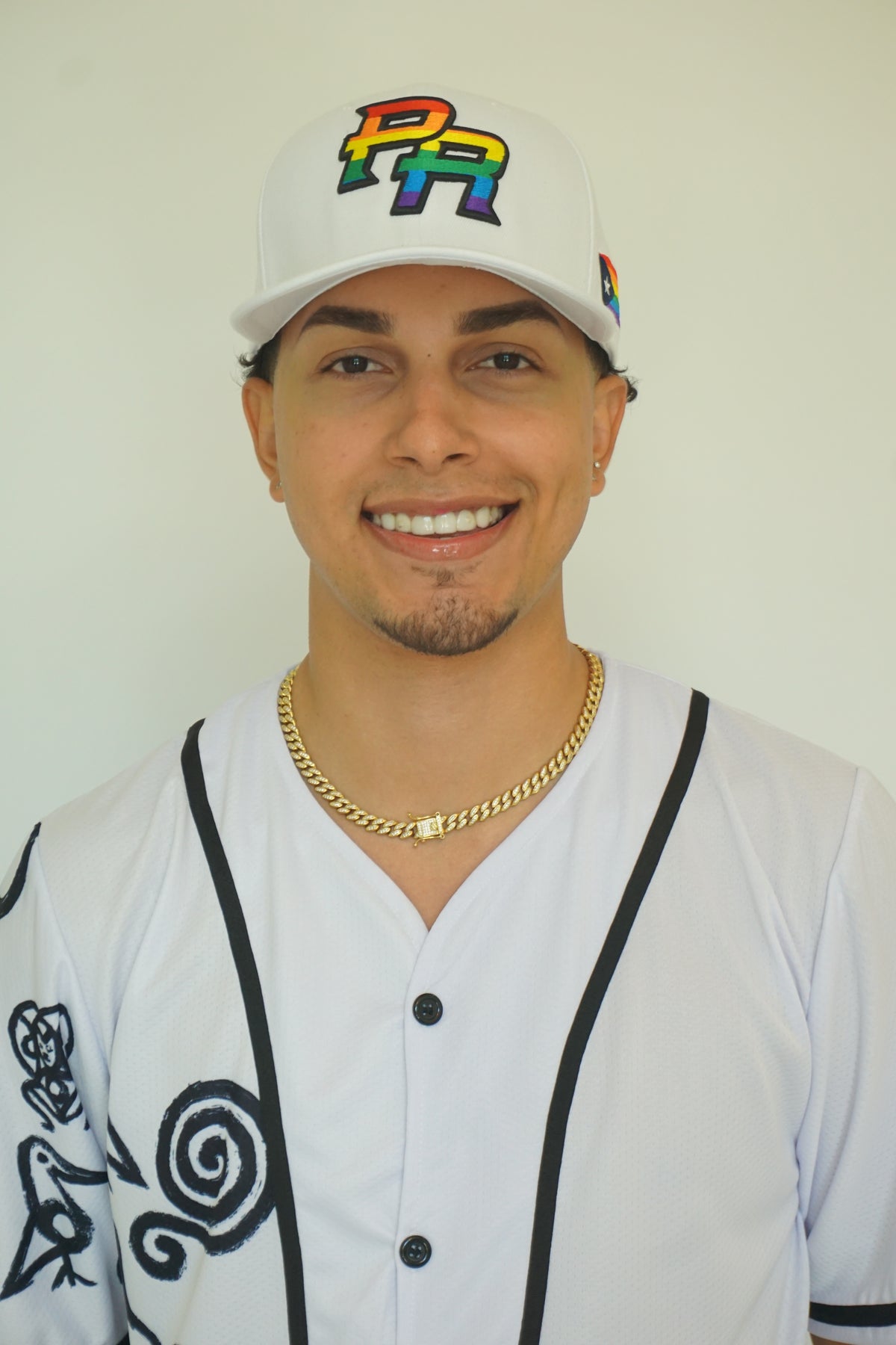 LGBTQ Puerto Rico Snapback Hat – White Rainbow PR Embroidered Cap | Tainowears®
