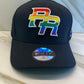 Puerto Rico Pride PR Hat – Cotton Stretch Fitted Cap with 5D Embroidery, Curved Brim