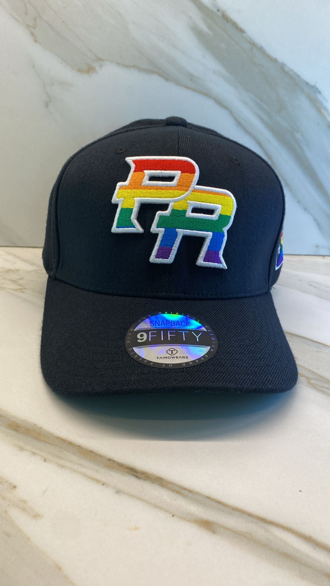 Puerto Rico Pride PR Hat – Cotton Stretch Fitted Cap with 5D Embroidery, Curved Brim