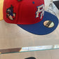 Puerto Rico Snapback Hat Red/Blue – Raised PR Embroidery + Flag Patch + Coquí Patch