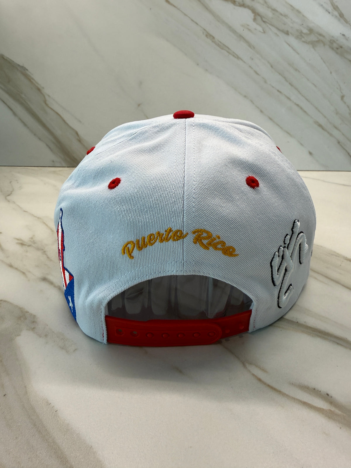 Borinquen White Red Maga Edition Curved Brim– Snapback