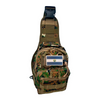 Tactical Military Shoulder Sling Bag – 5L Crossbody Chest Pack with Anti-Theft Zippers, Multiple Pockets, El Salvador  Flag Patch for Outdoor Use