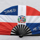 Rave Hand Fans – Large Bamboo Folding Fan with Loud Clack for Festivals, Pride, Summer & Drag Shows | Solid, Glitter, and Statement Designs DIME KE LO KE