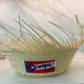 Wepa Puerto Rico Pava Straw Hat with Embroidered Flag Patch