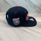 HeadzFlex Chicago Cap - Blue 6-Panel Flat Brim Snapback | Embroidered Front & Adjustable Fit