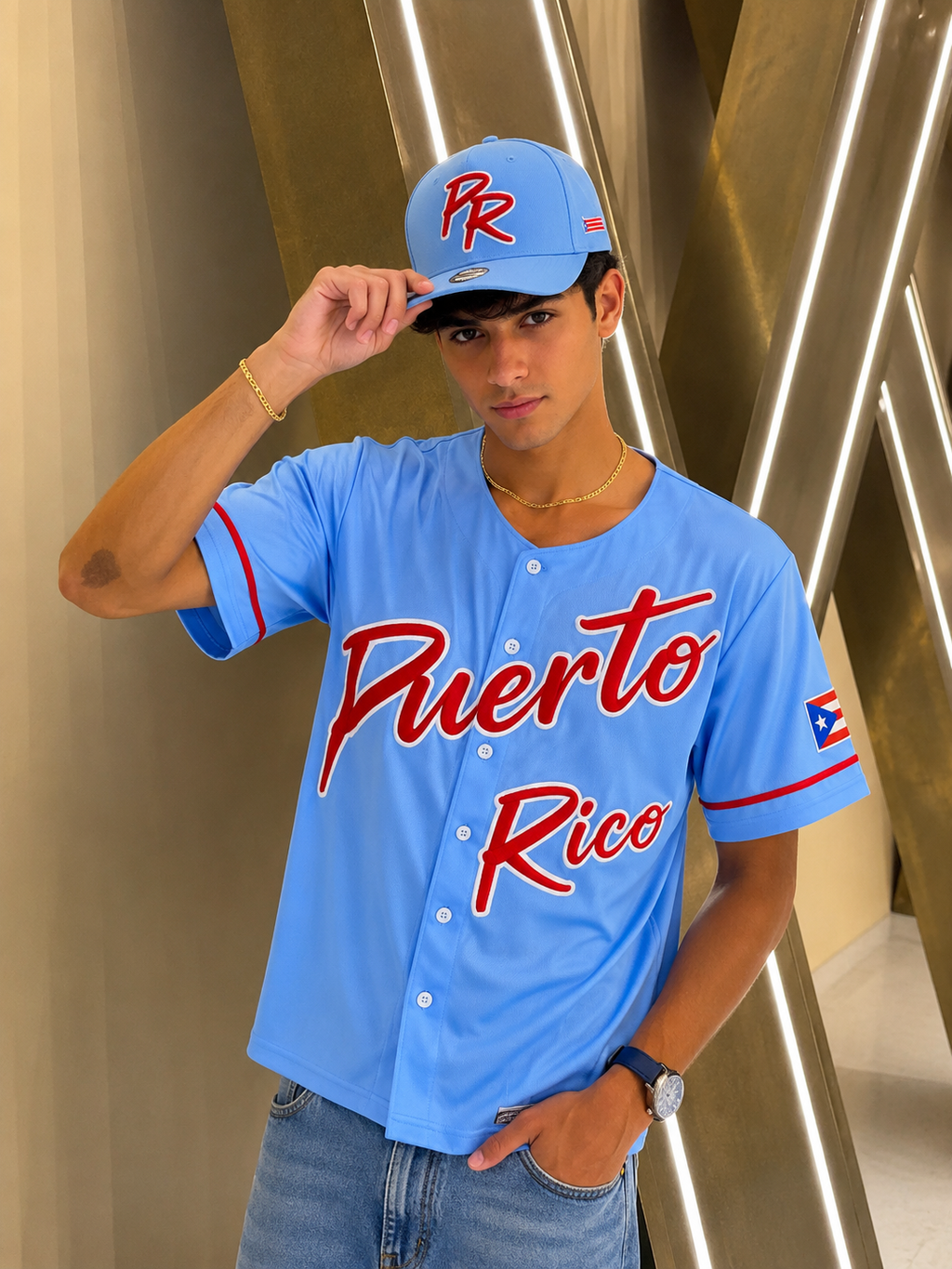 Puerto Rico Sky Blue Snapback Hat – PR Embroidered Baseball Cap
