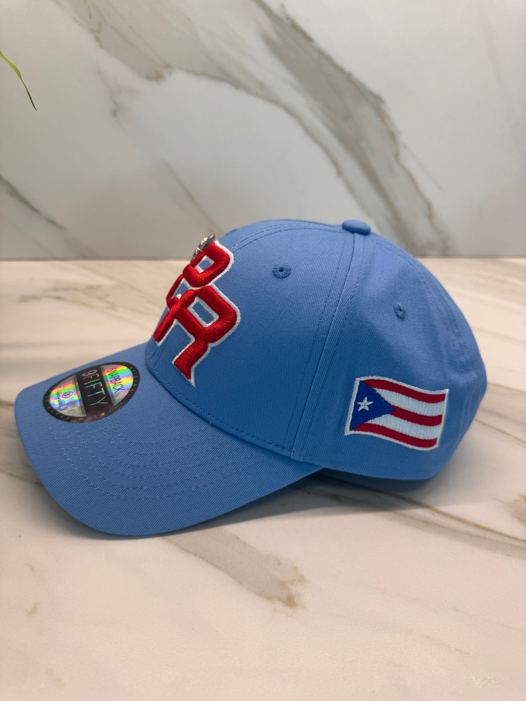 Puerto Rico Bandera Boricua with Sapo Pin Cap