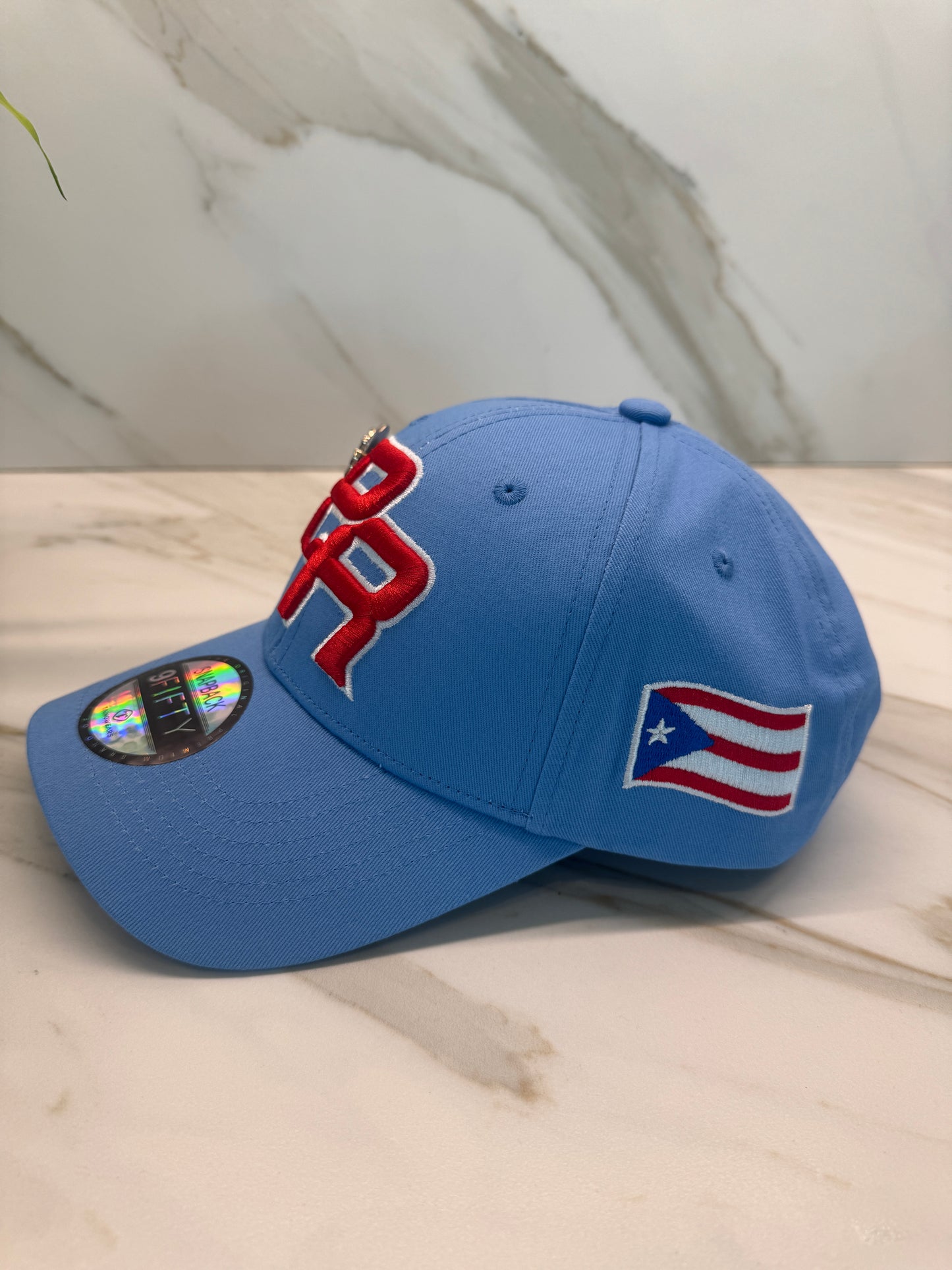Limited Edition PR Premium Snapback Hat – Cotton Curved Brim with Removable Metal Pin