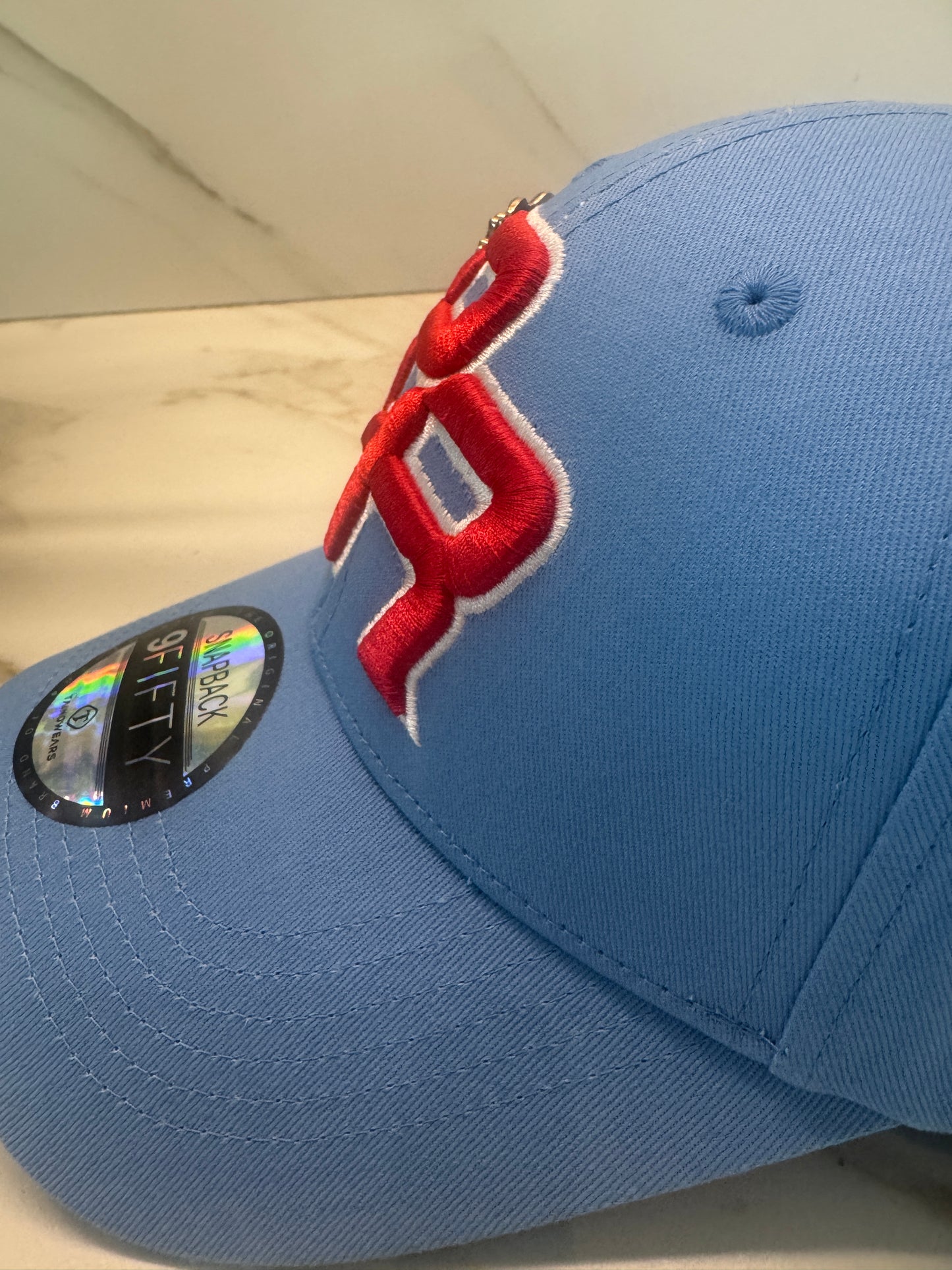 Limited Edition PR Premium Snapback Hat – Cotton Curved Brim with Removable Metal Pin