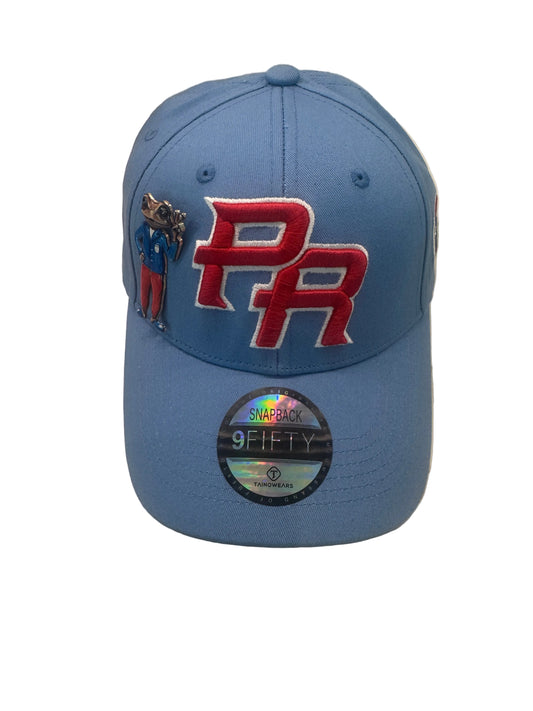 Puerto Rico Snapback Hat | Curved Brim Boricua Streetwear Cap