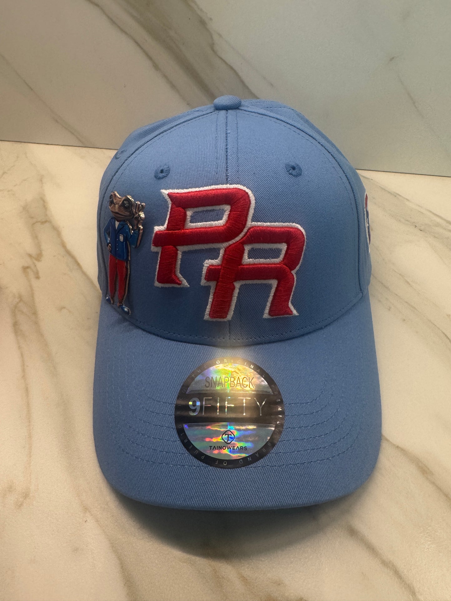 Limited Edition PR Premium Snapback Hat – Cotton Curved Brim with Removable Metal Pin
