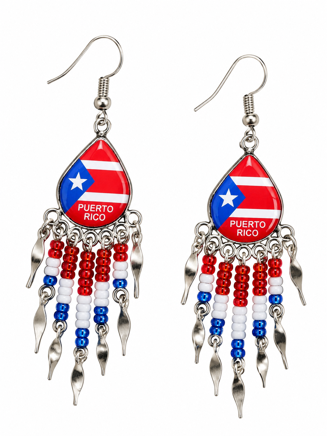 Isla Rhythm Puerto Rico Beaded Dangle