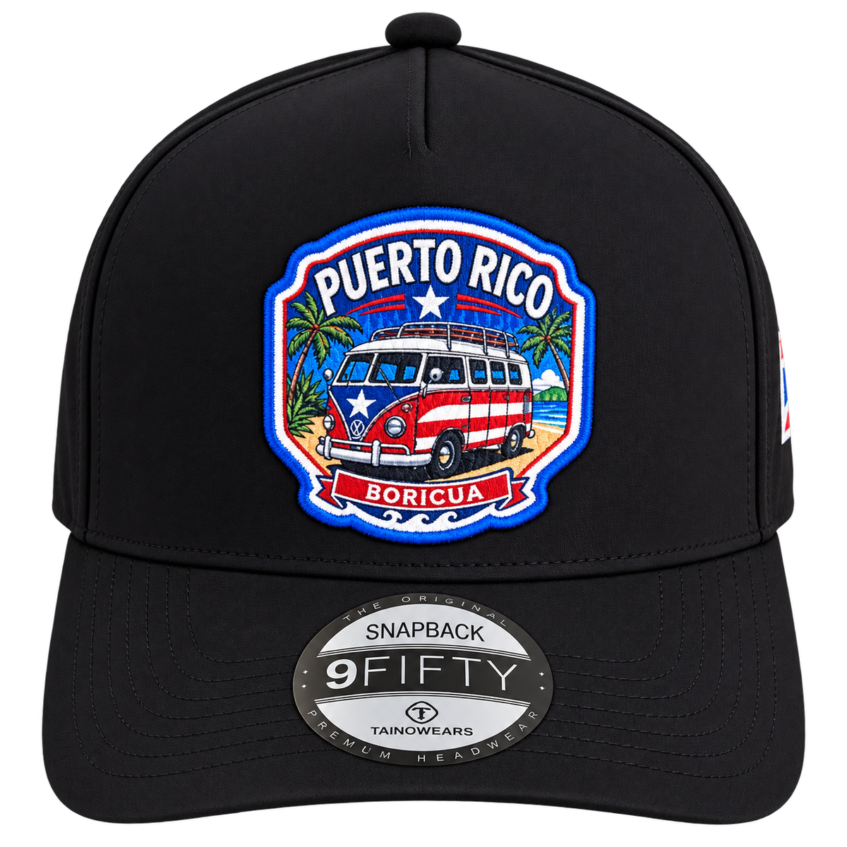 Volky Van PR – Puerto Rico Boricua Performance Snapback Cap