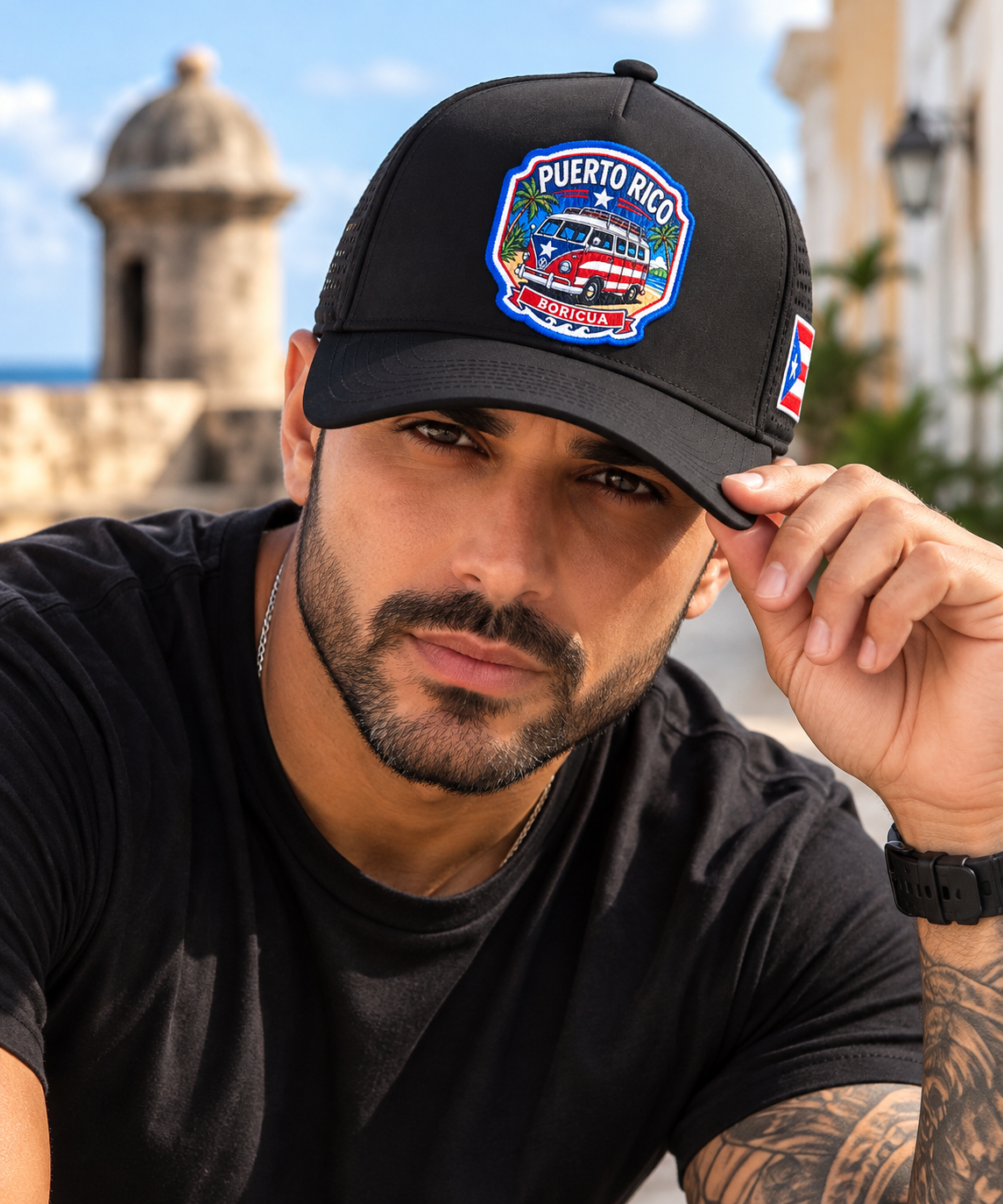 Volky Van PR – Puerto Rico Boricua Performance Snapback Cap