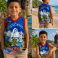 Boricua Coquí Kids Performance Jersey | Puerto Rico Sleeveless Graphic Shirt
