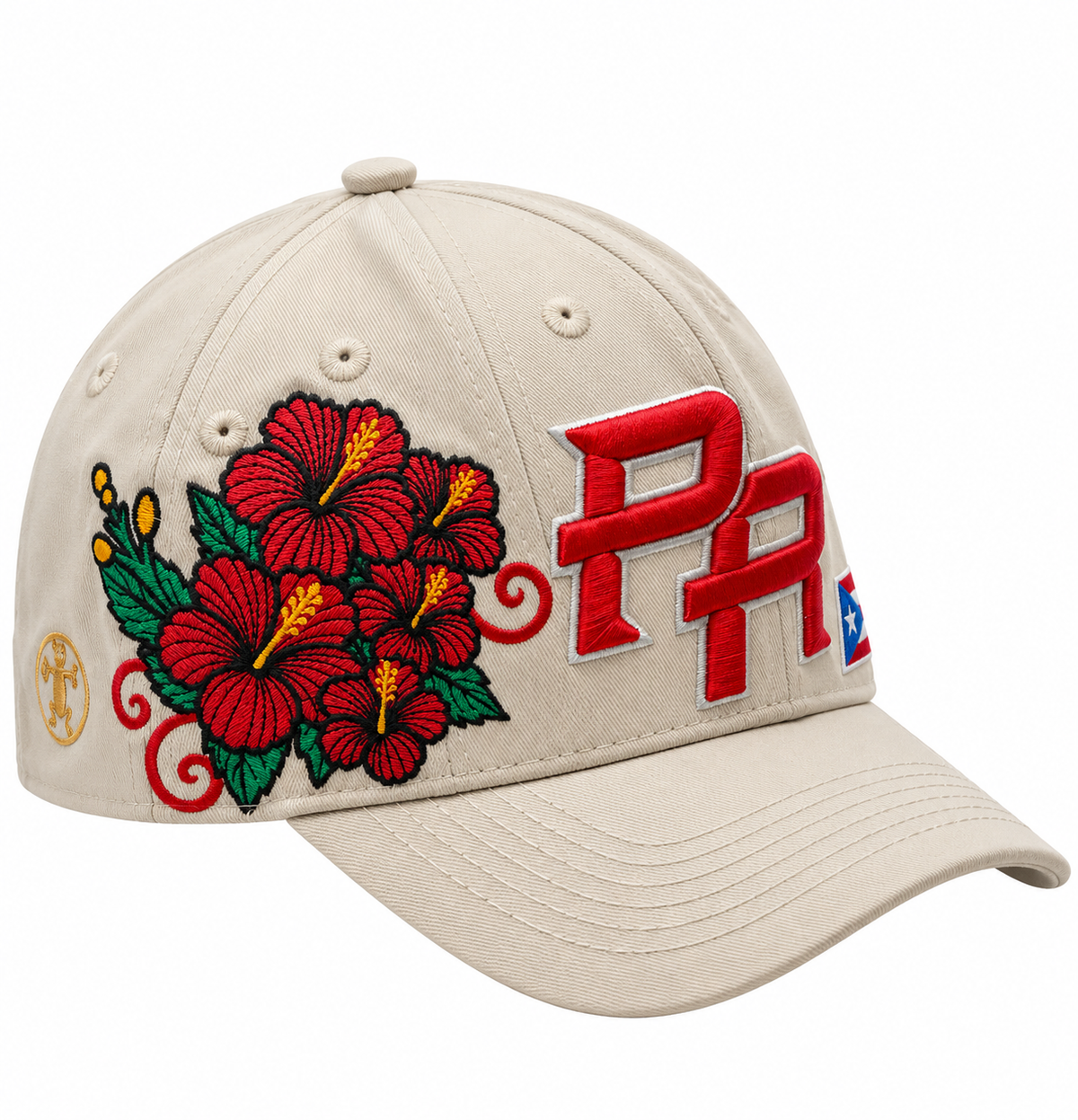 Puerto Rico Heritage Ivory- Beige Cap