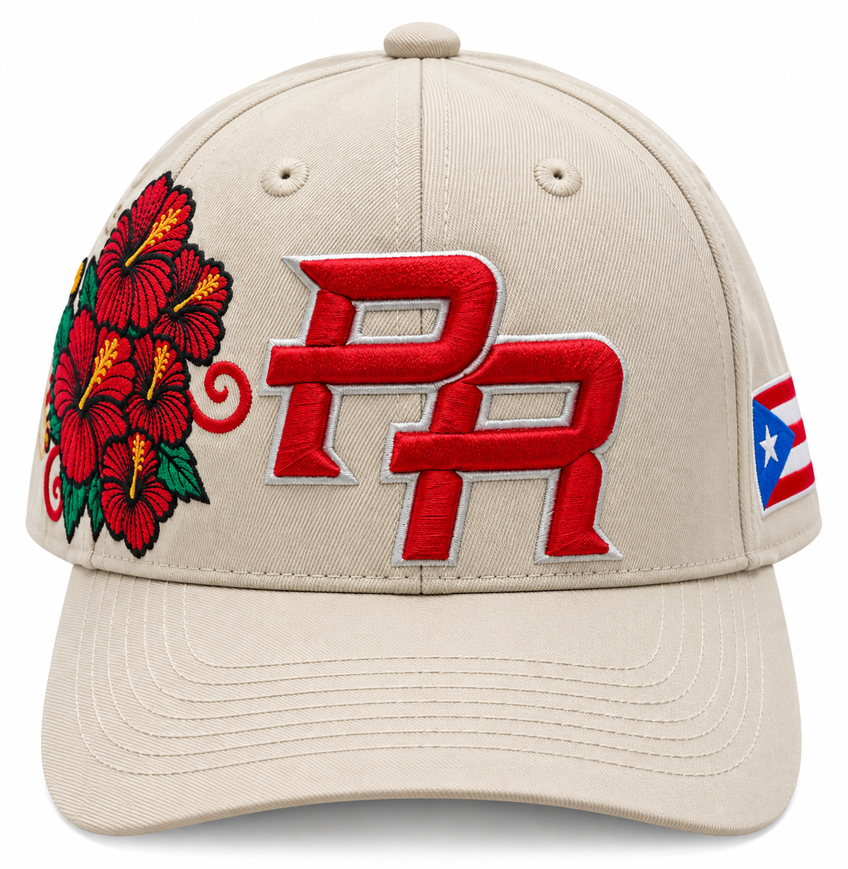 Puerto Rico Heritage Ivory- Beige Cap
