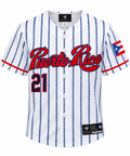 Puerto Rico 21 Coquí Stripe Kids  Jersey