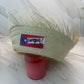 Wepa Puerto Rico Pava Straw Hat with Embroidered Flag Patch