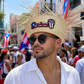 Boricua Pava Straw Hat with 5D Embroidered Puerto Rico Patch