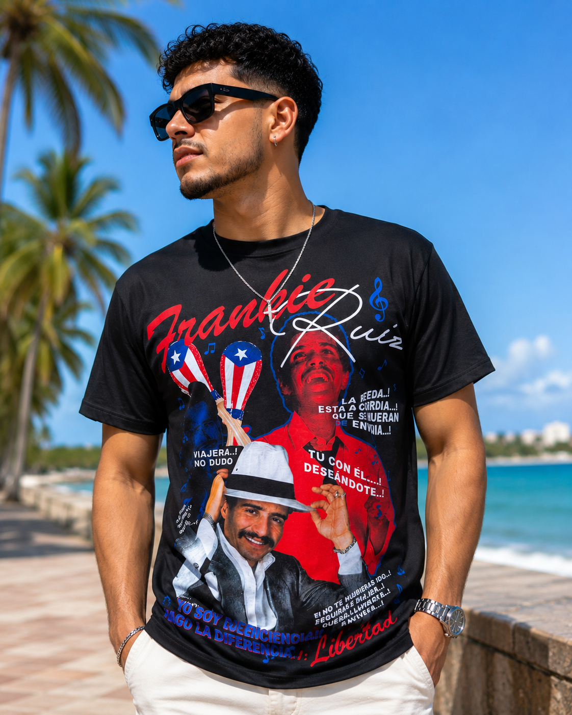 Salsero Certificado Salsa T-Shirt Frankie | Latin Music Graphic Tee