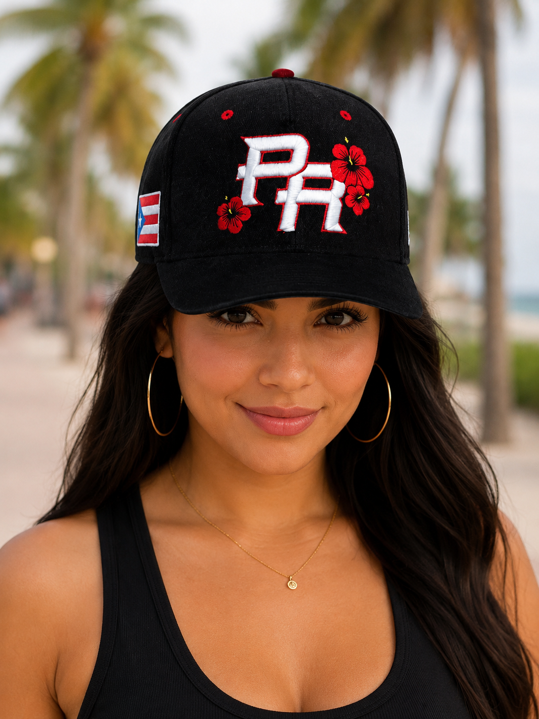 Encanto PR Night PR Velvet Collection Black Hat Snapback