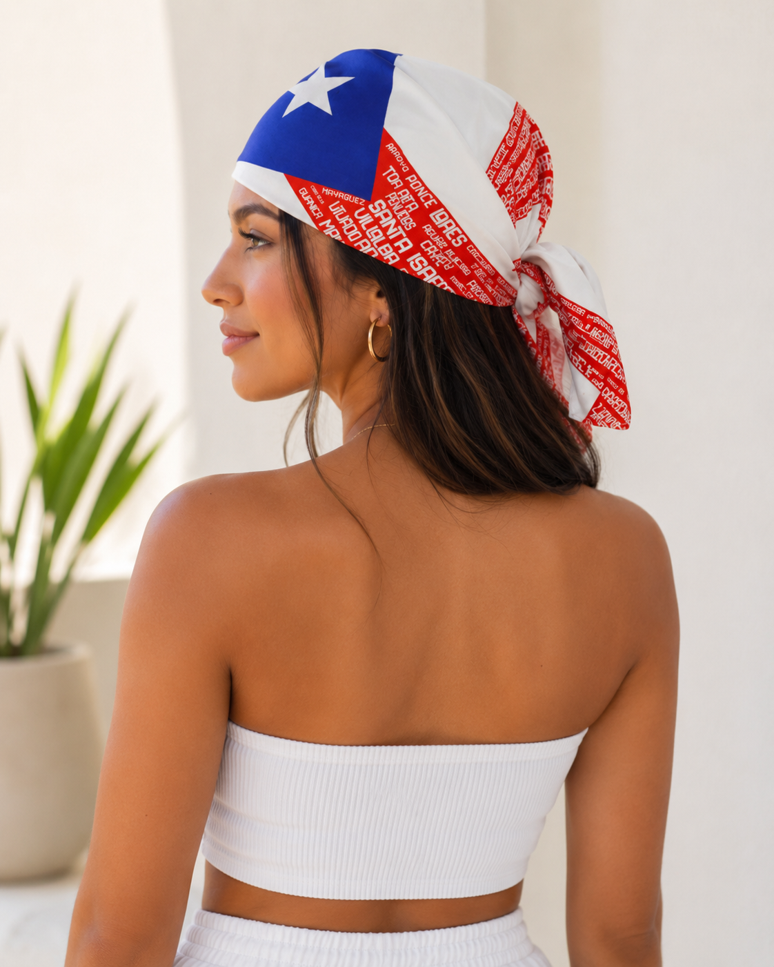 PR Pueblos Flag Head Bandana