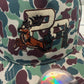 Puerto Rico Camouflage Hat – Water Resistant PR Embroidered Snapback Cap Adjustable Camo Baseball Hat for Men Women Streetwear