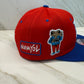NuevaYol PR Snapback Hat – Flat Brim, Sapo Concho Side Patch  Red - Blue