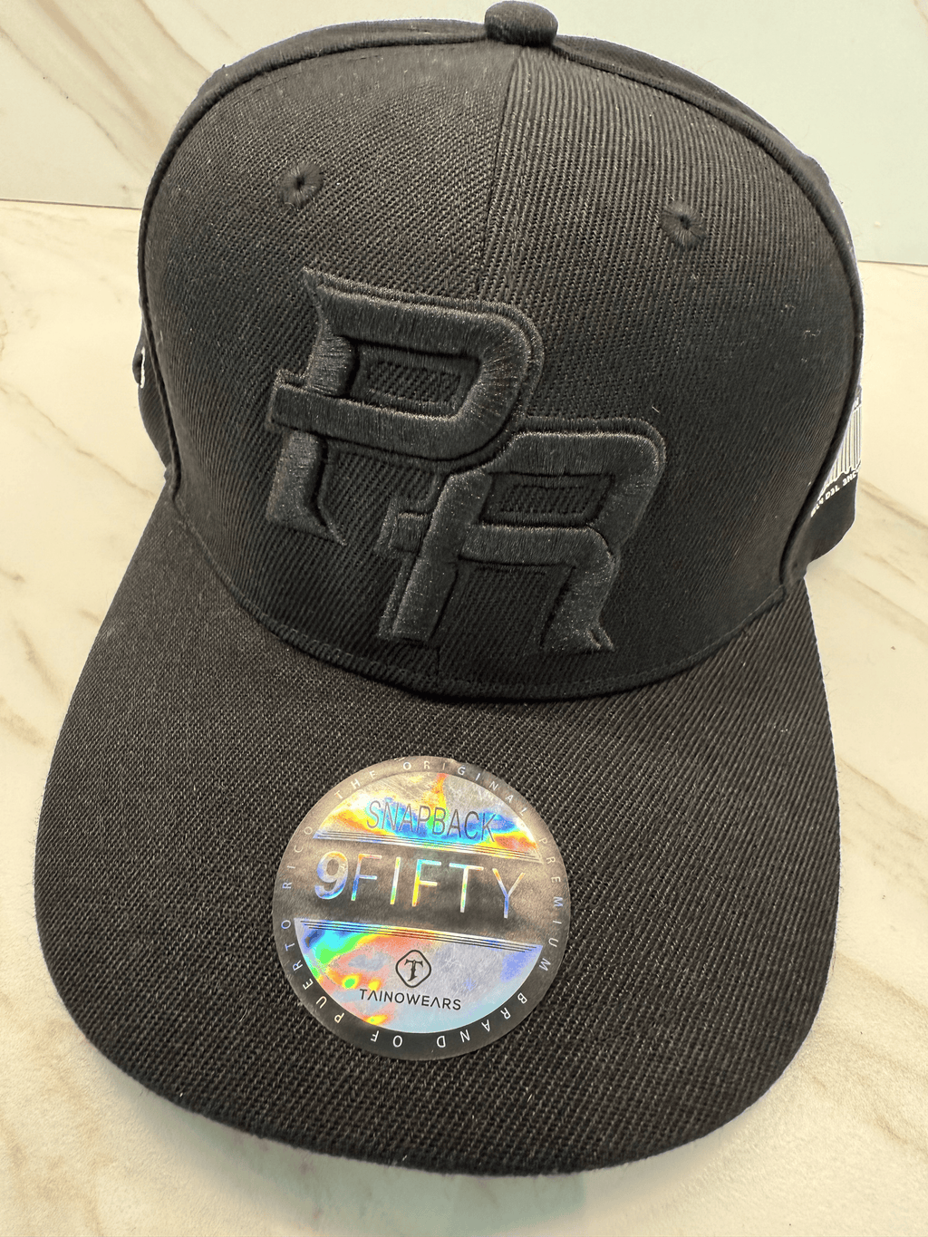 Puerto Rico Classic – Black 5D Embroidery Hat | Tainowears®