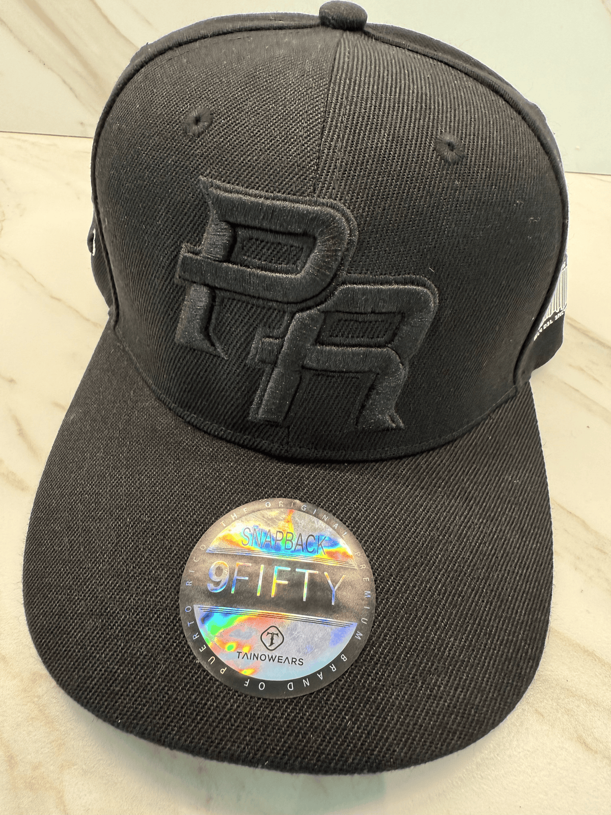 Puerto Rico Curved Cap – Black 5D Embroidery Hat | Tainowears®