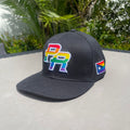 LGBTQ Puerto Rico Hat – Rainbow PR Embroidered Flat Brim Cap | Tainowears®