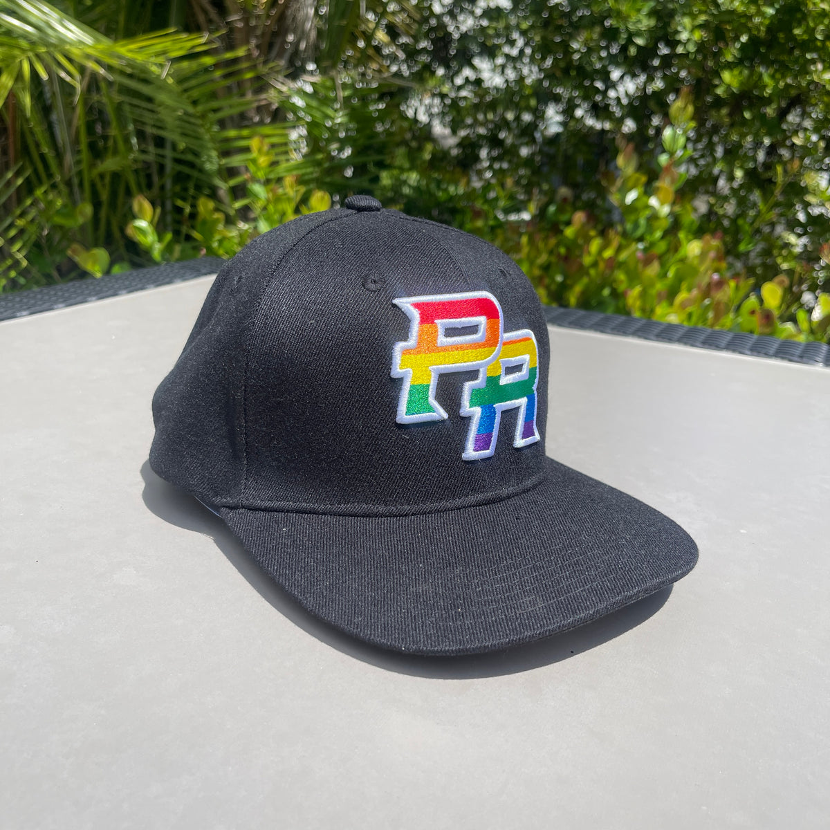 LGBTQ Puerto Rico Hat – Rainbow PR Embroidered Flat Brim Cap | Tainowears®