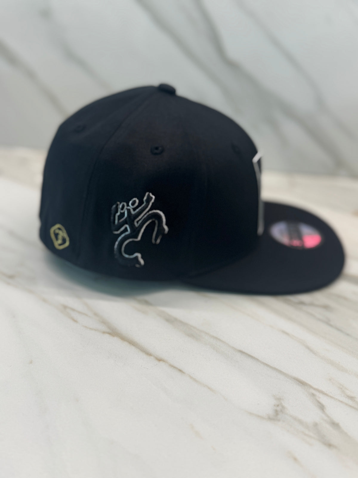 Puerto Rico Black Flag Hat – Limited Edition Flat Brim Cap with TPU Detail | Tainowears®