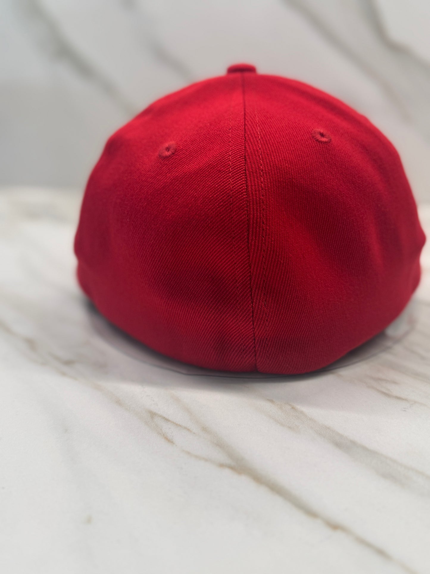 HeadzFlex Chicago Red Stretch Fit Cap - Premium Polycotton Embroidered Design