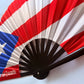 Rave Hand Fans – Large Bamboo Folding Fan with Loud Clack for Festivals, Pride, Summer & Drag Shows | Solid, Glitter, and Statement DesignsPuerto Rico La isla del Encanto