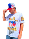Puerto Rico Salsa T-shirt – Salsero Pride V-Neck, Breathable Fabric, Puerto Rican Flag Design