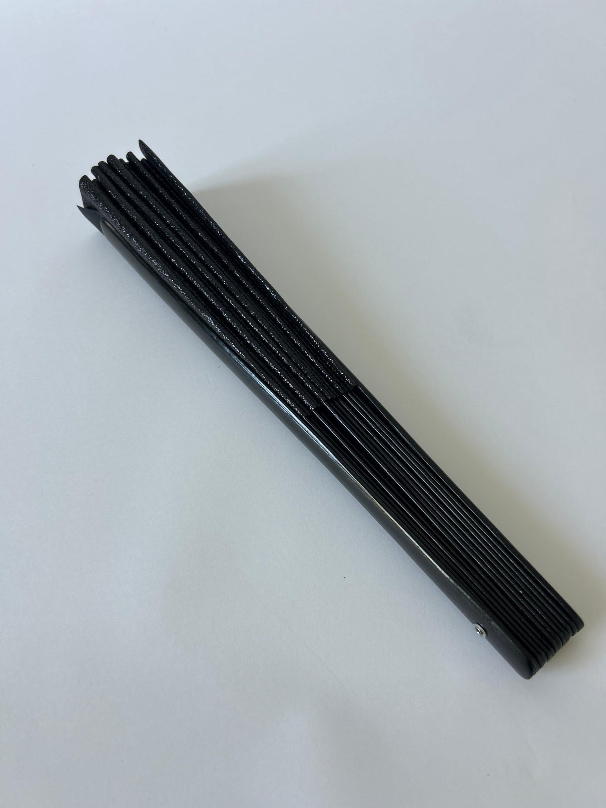 Black Glitter Folding Fan – Bamboo Clack Hand Fan