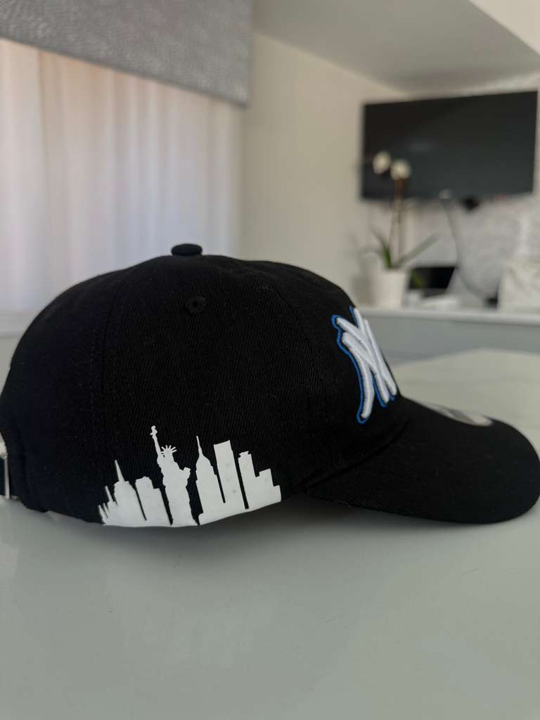 NY PR Snapback Hat – Black Cap with Embroidered Front Logo | Tainowears®