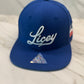 HeadzFlex Licey Baseball Cap - Blue Snapback Flat Bill | Premium Embroidery & Dominican Republic Flag