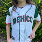 Mexico Kids Baseball Jersey – White #52 Jersey with Mexican Flag Eagle