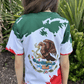 Mexico Kids Baseball Jersey – White #52 Jersey with Mexican Flag Eagle