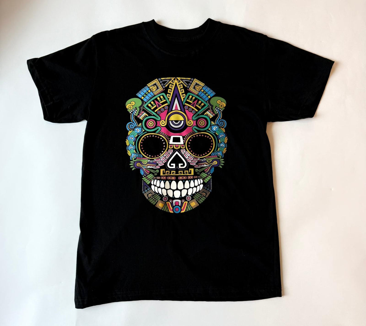 HeadzFlex Premium NEON SKULL Swarovski Bean T-Shirt – Exclusive Collection